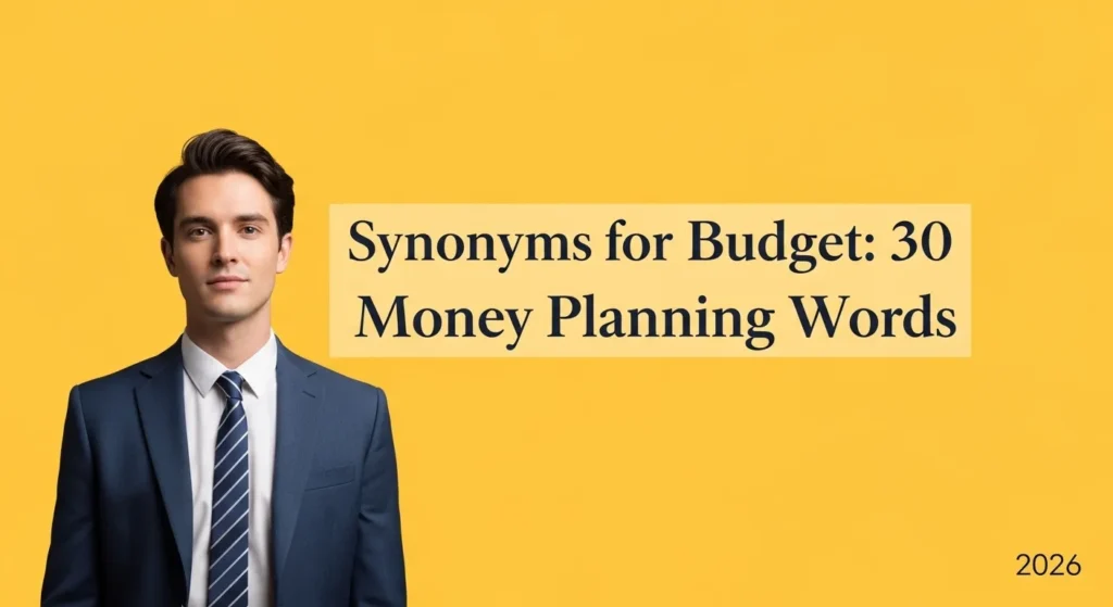 Synonyms for Budget