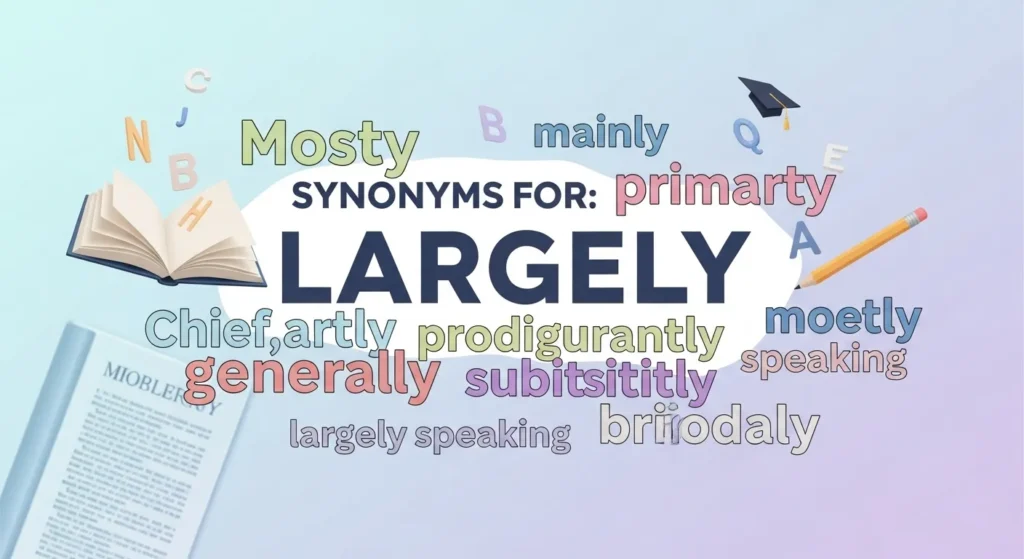 Synonyms for Largely