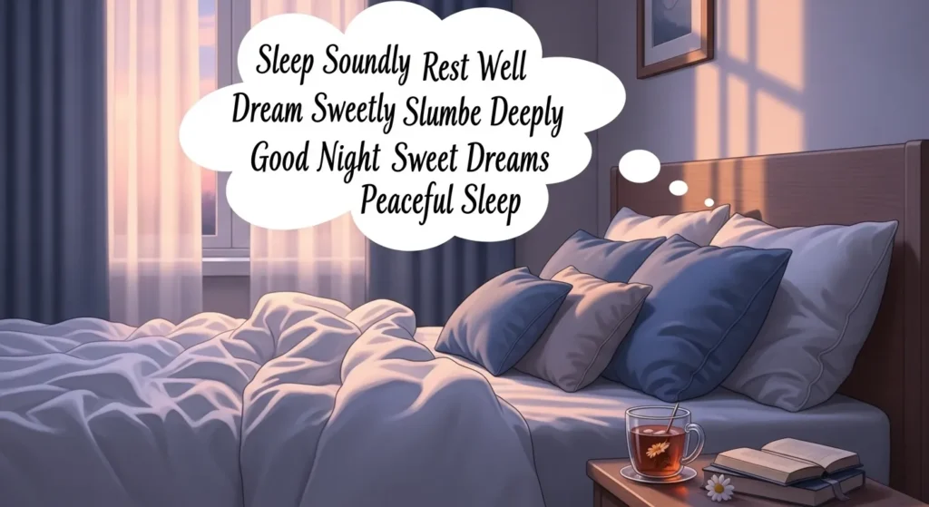 Synonyms for Sleep Tight