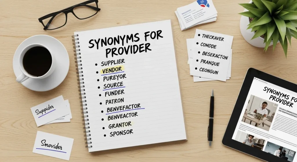 Synonyms of Provider