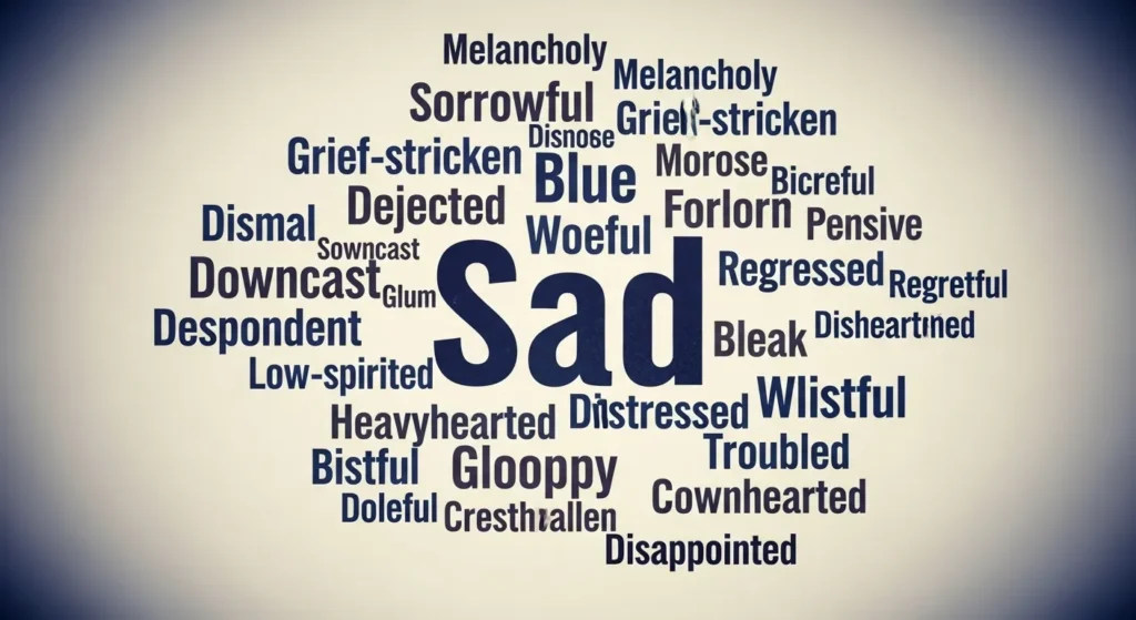 Synonyms of Sad
