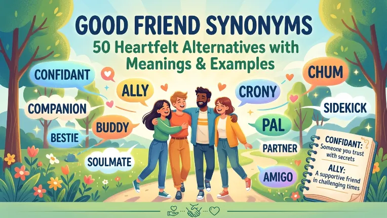 Good Friend Synonyms