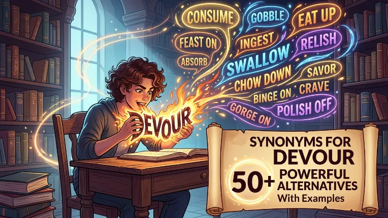 Synonyms for Devour