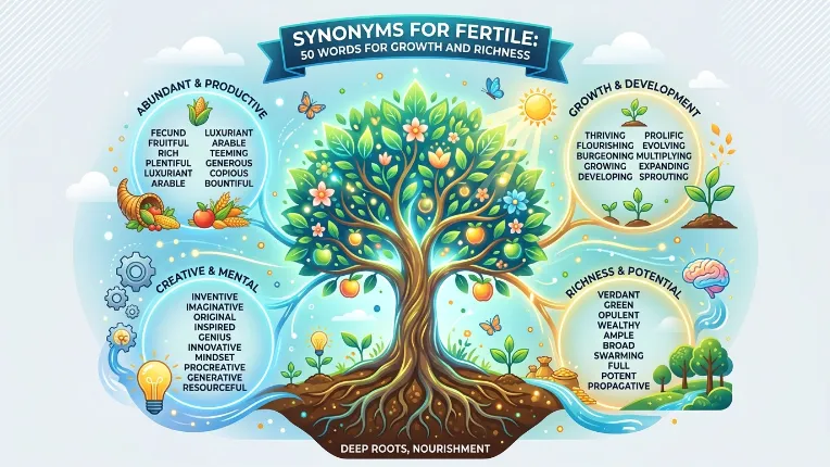 Synonyms for Fertile