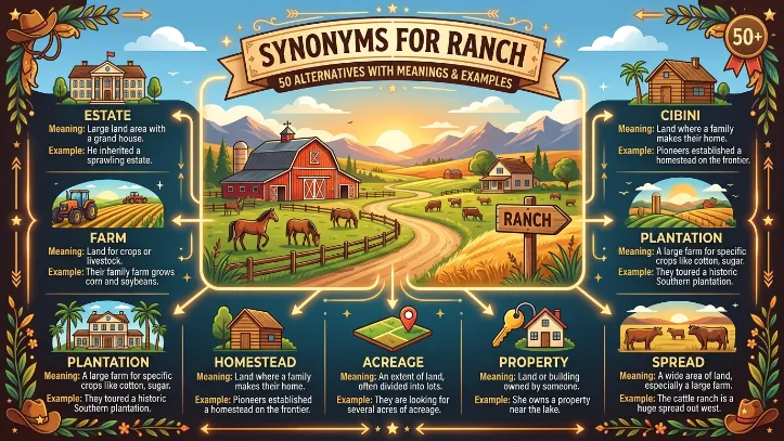 Synonyms for Ranch
