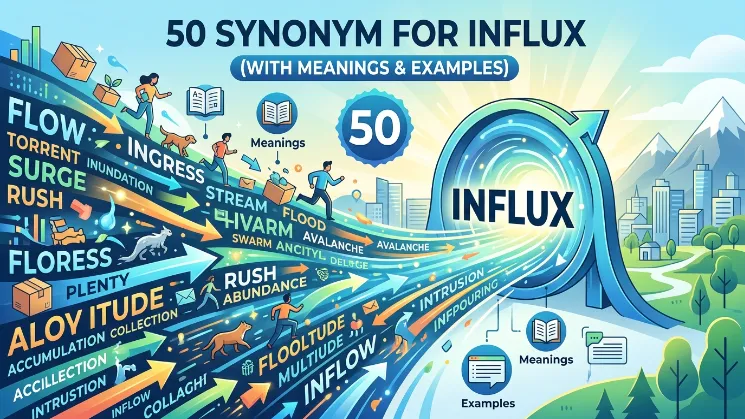 50 SYNONYM for Influx