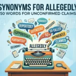 Synonyms for Allegedly