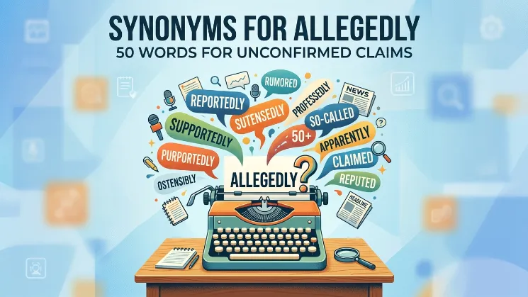 Synonyms for Allegedly