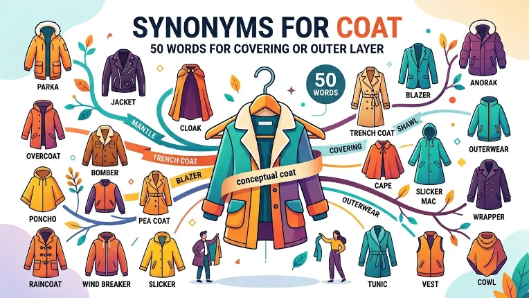 Synonyms for Coat