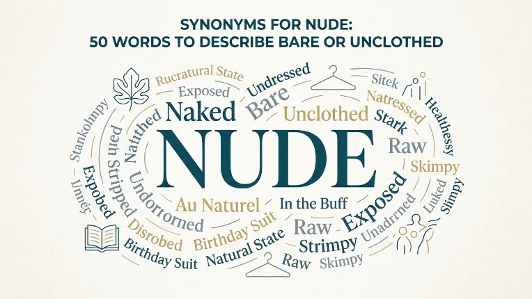 Synonyms for Nude