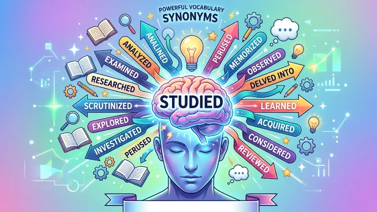 Synonyms for Studied