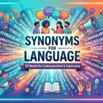 Synonyms for Language