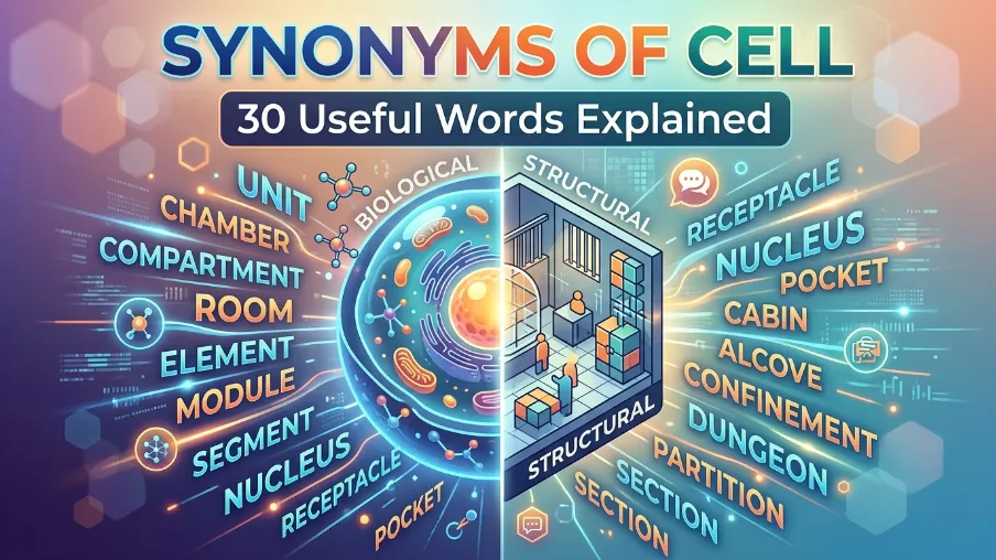 Synonyms of Cell