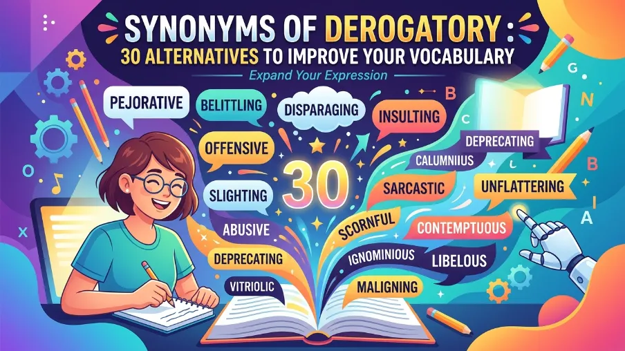 Synonyms of Derogatory