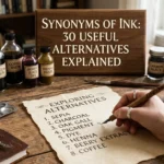 Synonyms of Ink