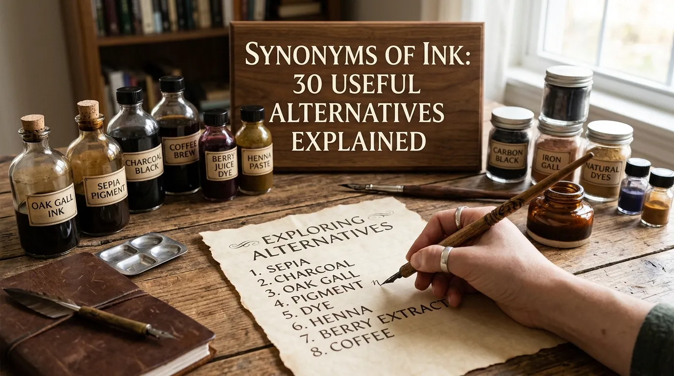Synonyms of Ink