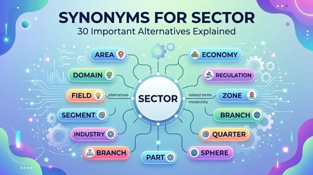 Synonyms for Sector