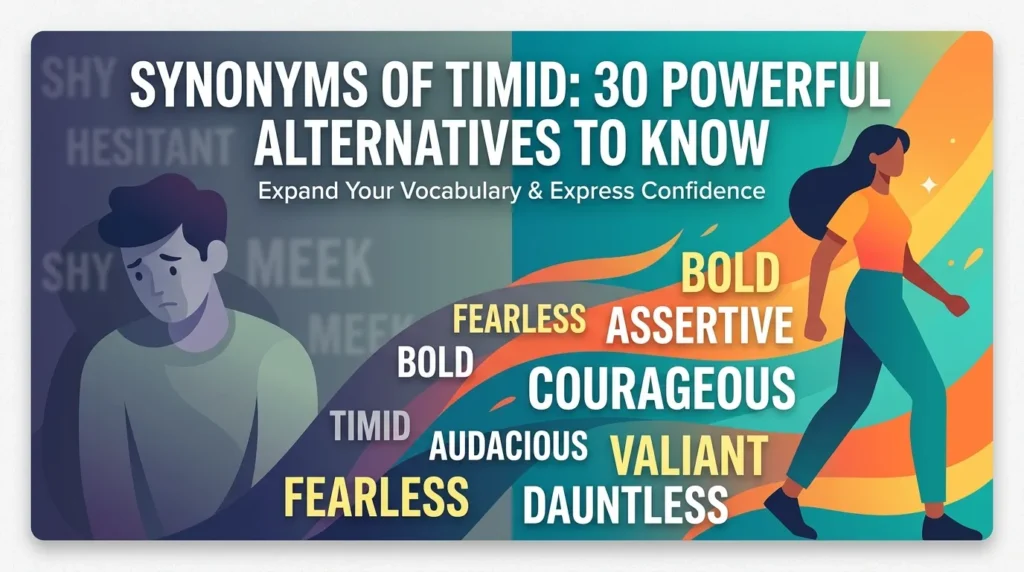 Synonyms of Timid