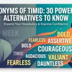 Synonyms of Timid