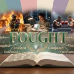 Synonyms for Fought