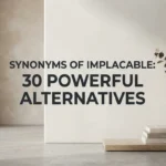 Synonyms of implacable