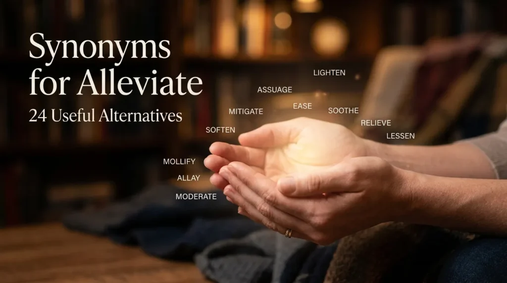 Synonyms for Alleviate
