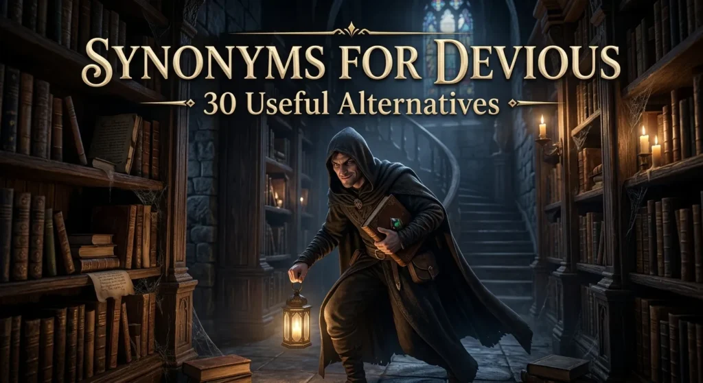 Synonyms for devious: 30 powerful alternatives with meanings and examples