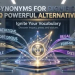 Synonyms for dignified showing graceful, respectable, poised, noble, and honorable qualities.