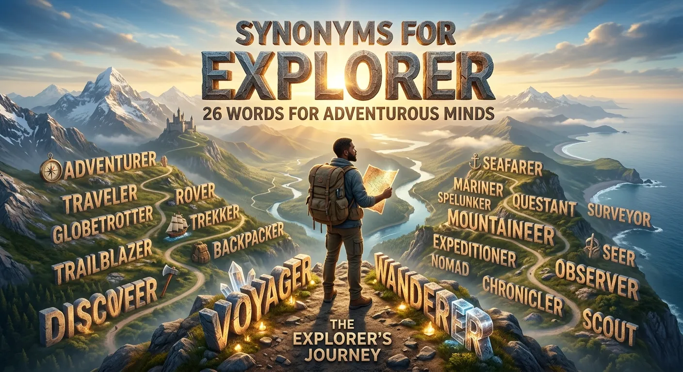 Synonyms for explorer: 26 useful alternatives